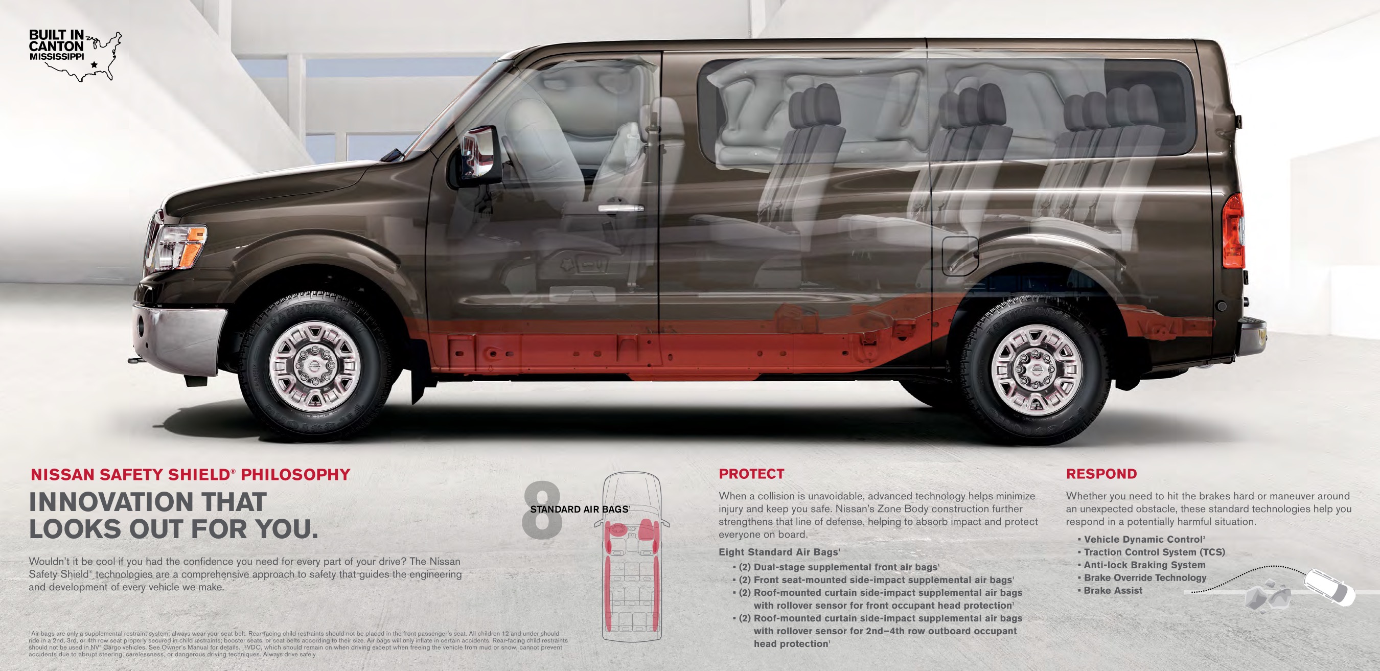 2014 Nissan NV Passenger Brochure Page 14